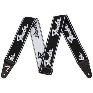 Foto 1 | Correa Para Guitarra Fender Weighless Running Logo 5 Cm Negro/blanco - Venta Internacional.
