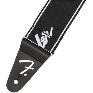 Foto 2 | Correa Para Guitarra Fender Weighless Running Logo 5 Cm Negro/blanco - Venta Internacional.