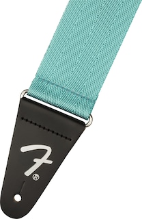 Foto 2 | Cinturón De Seguridad Fender Am Pro Para Guitarra, Azul Miami, 5 Cm De Ancho - Venta Internacional.