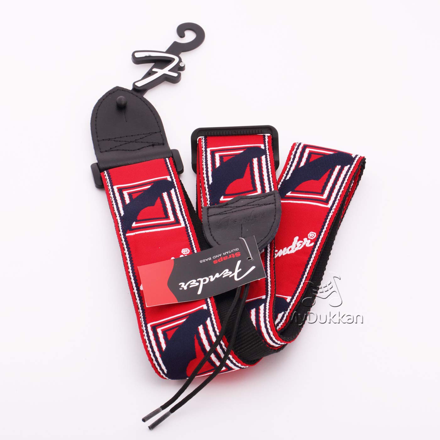 Foto 5 pulgar | Correa Para Guitarra Fender Con Monograma, 5 Cm, Rojo/blanco/azul - Venta Internacional.