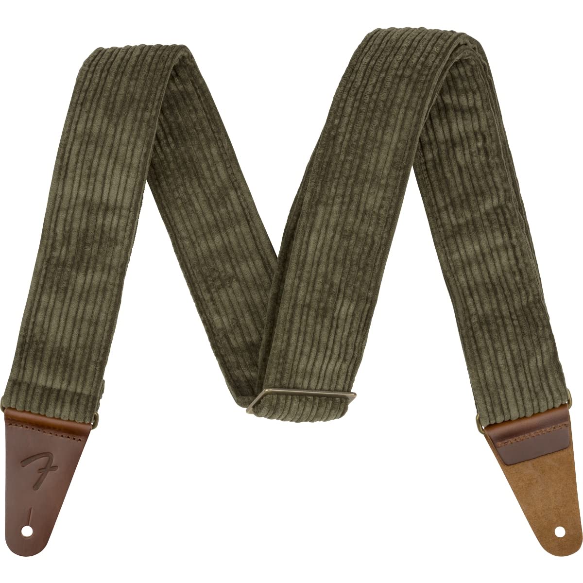 Foto 2 pulgar | Correa De Guitarra Fender Corduroy Antique Olive Con 5-14 Cm De Ancho - Venta Internacional.