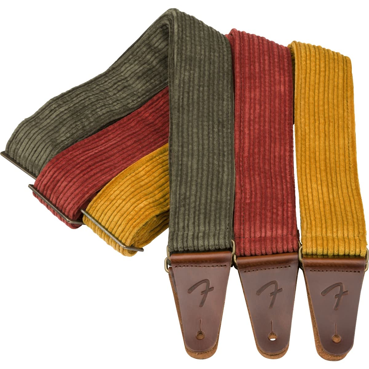 Foto 4 pulgar | Correa De Guitarra Fender Corduroy Antique Olive Con 5-14 Cm De Ancho - Venta Internacional.