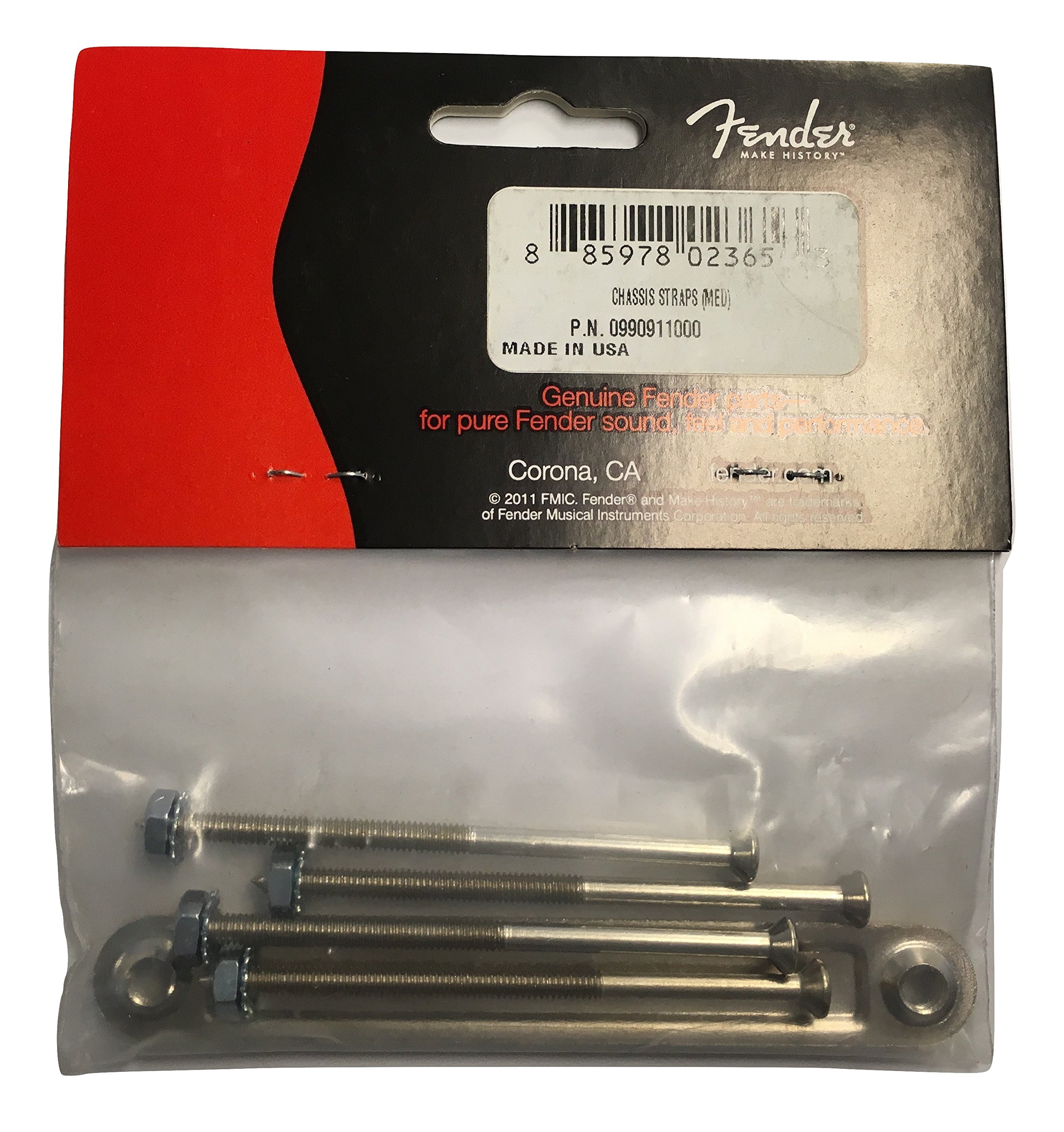 Foto 4 pulgar | Correas De Chasis Fender Pure Vintage Medianas Cromadas - Venta Internacional.