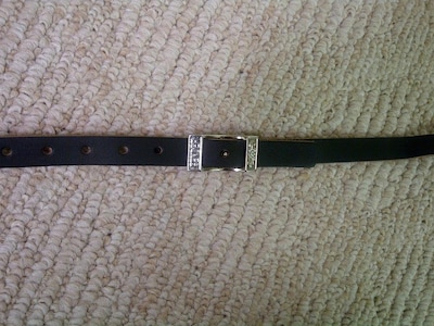 Foto 4 | Correa De Guitarra Fender Standard Vintage De Cuero Negro - Venta Internacional.