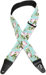 Foto 1 | Correa Fender Floral Seafoam Green De 5 Cm De Ancho - Venta Internacional.