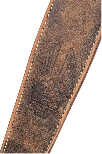 Foto 3 pulgar | Correa Para Guitarra Fender Road Worn Leather 5 Cm, Color Marrón - Venta Internacional.