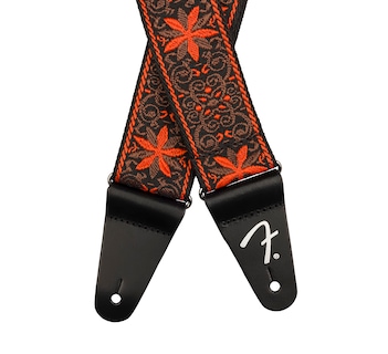 Foto 2 | Correa Para Guitarra Fender Pasadena, Tejida, Ajustable, 86-150 Cm, Color Naranja - Venta Internacional.