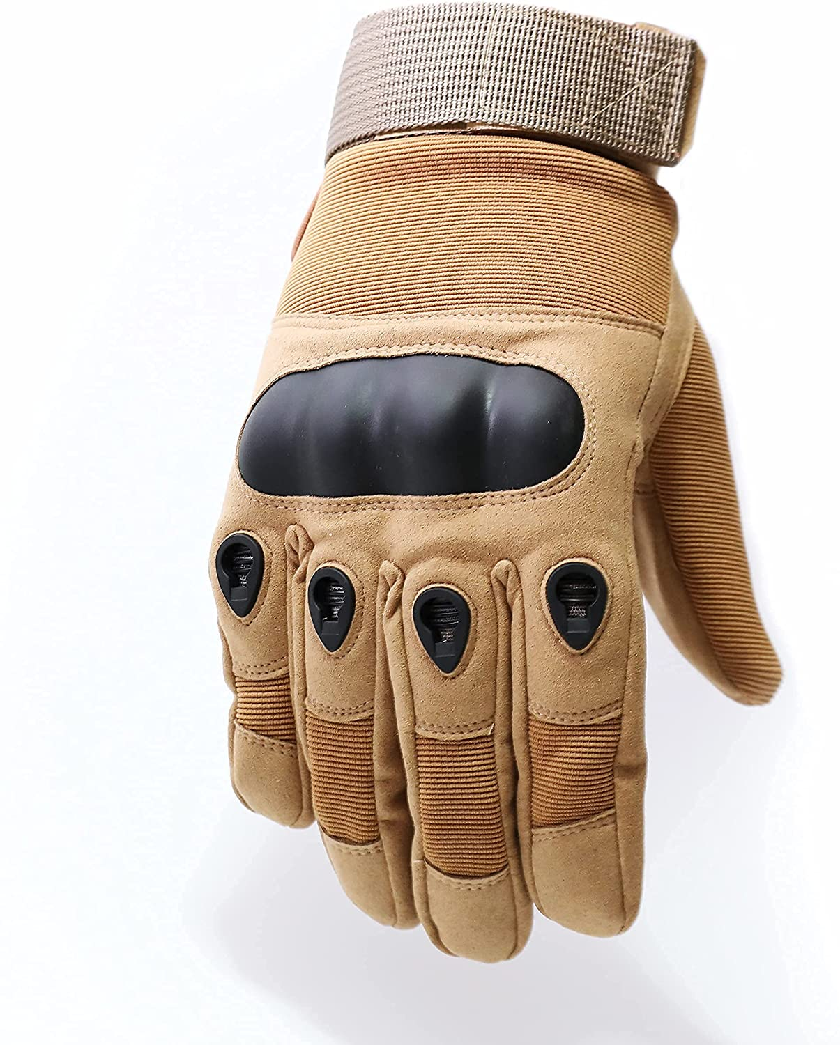 Foto 4 pulgar | Guantes Tácticos para Senderismo/Escala/Ciclismo color Marrón Talla M