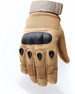 Foto 3 | Guantes Tácticos para Senderismo/Escala/Ciclismo color Marrón Talla M