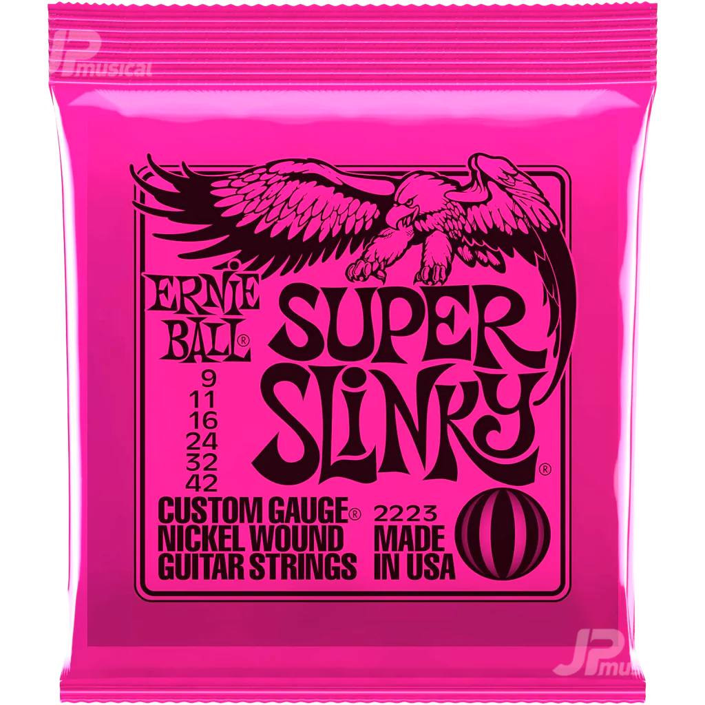 Cuerdas Guitarra Ernie Ball 2223 Color Rosa