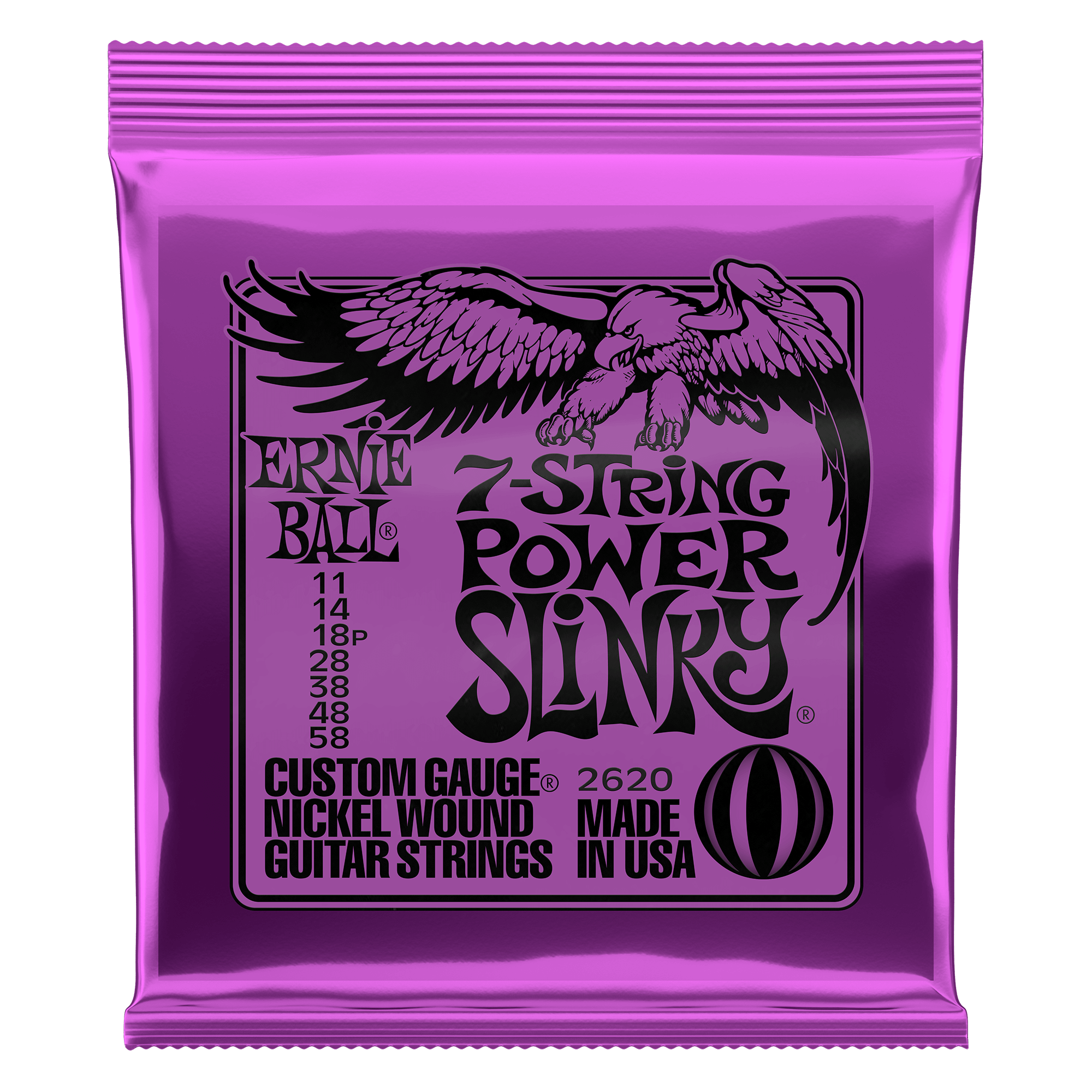 Cuerdas Eléctricas Ernie Ball 2620 color Púrpura