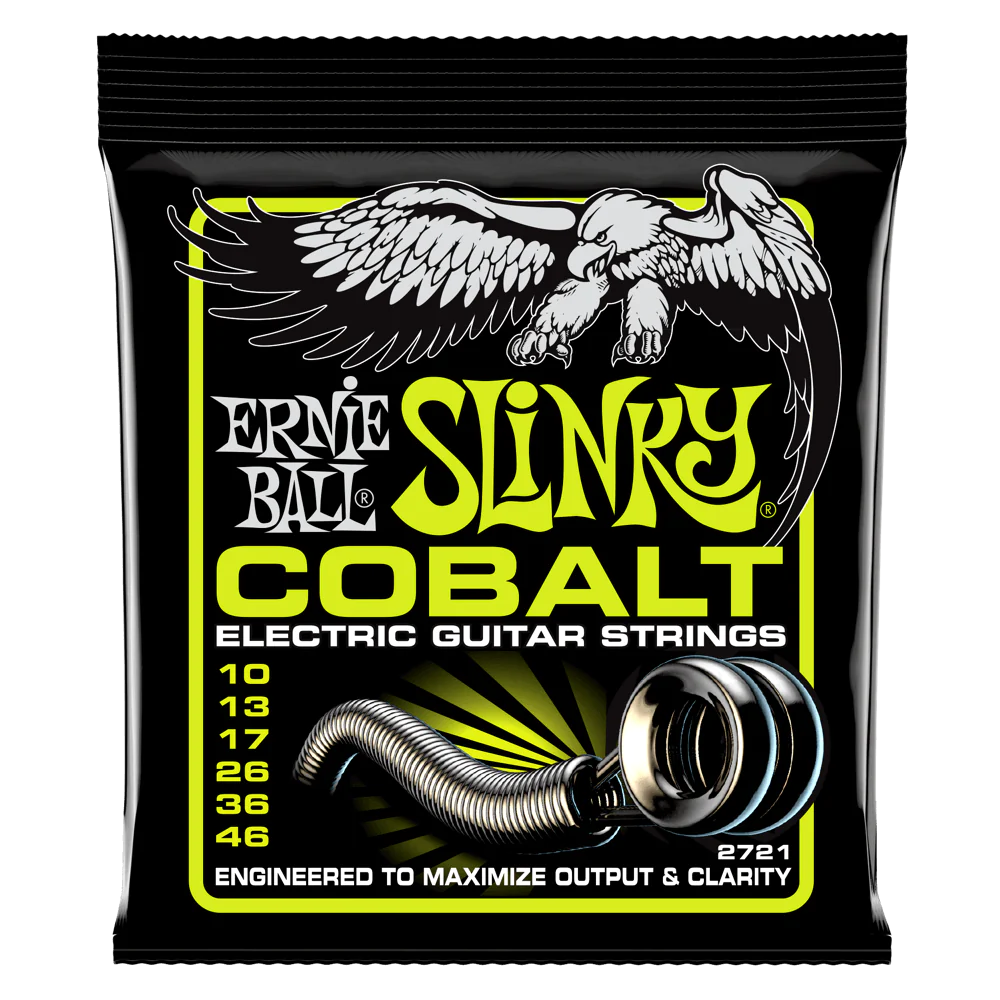 Foto 2 pulgar | Cuerdas Eléctricas Ernie Ball Cobalt 2721 color Negro