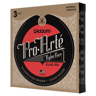 Foto 1 | Encordadura Daddario EJ45-3D de Nailon para Guitarra Clásica 3 Piezas