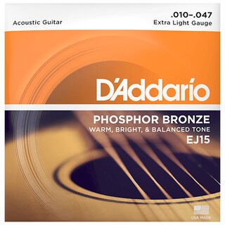Foto 1 | Daddario Ej15 Cuerdas Para Guitarra Acústica Phosphor 10-47