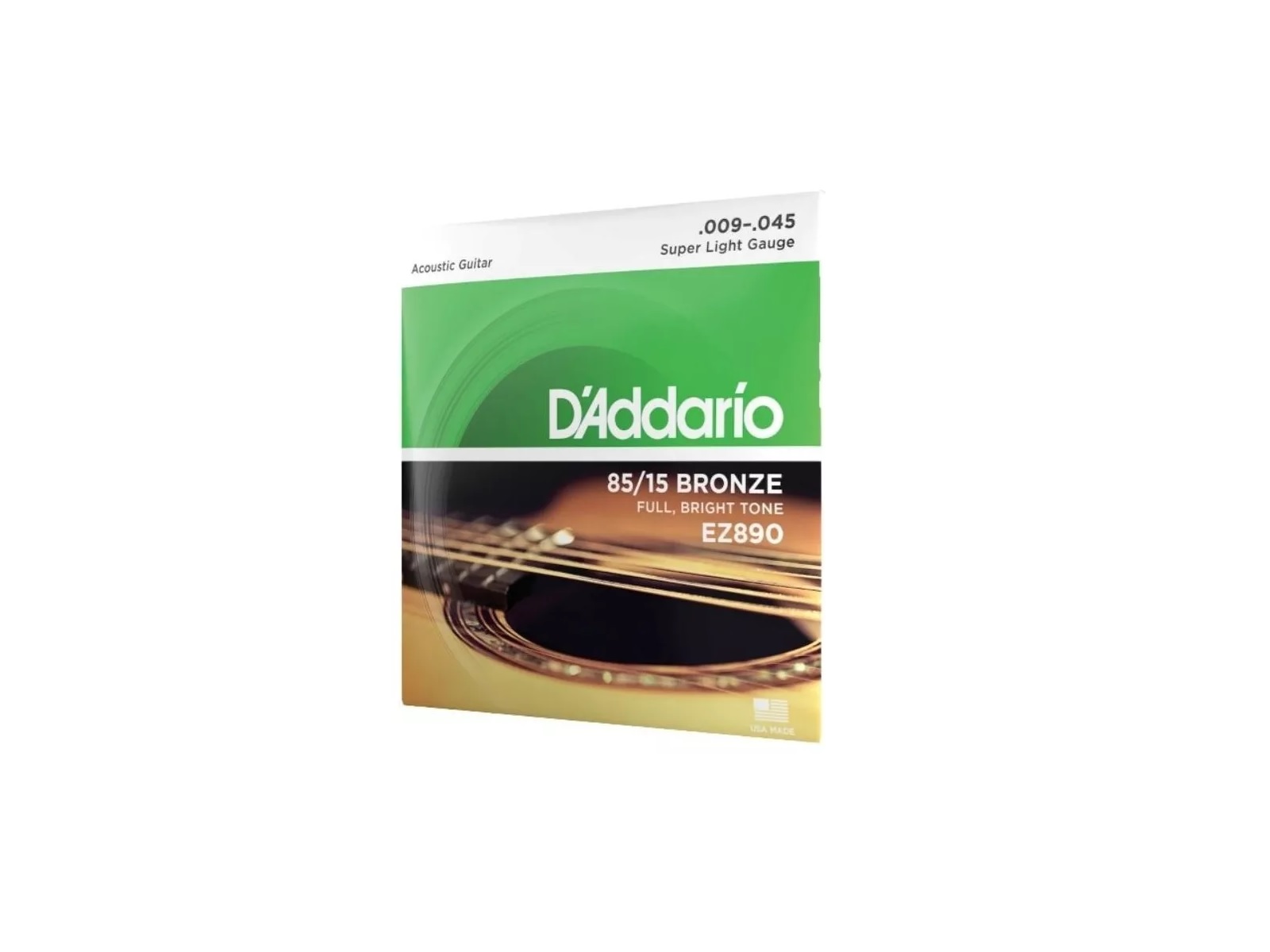 Daddario Ez890 Cuerdas De Bronce Para Guitarra Acústica 9-45