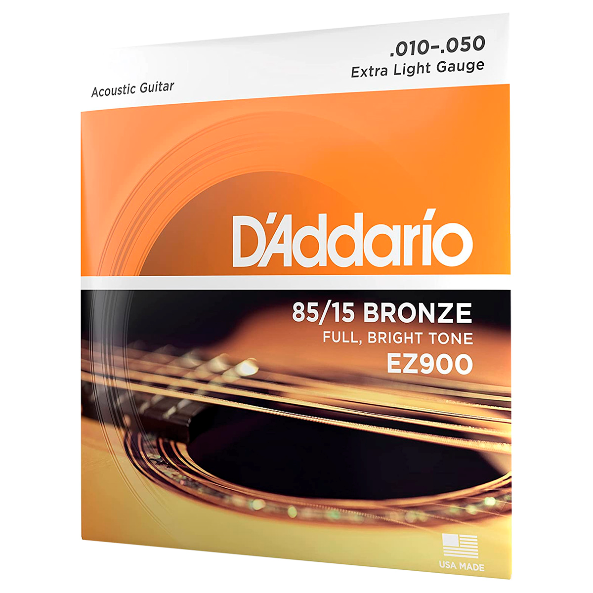 Daddario Ez900 Cuerdas De Bronce P/ Guitarra Acústica 10-50