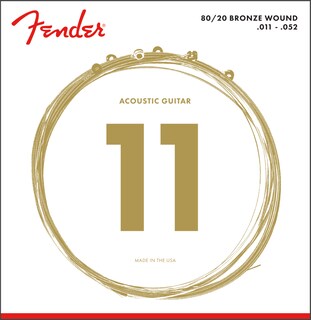 Foto 1 | Fender Cuerdas Guitarra Acústicas De Bronce 80/20
