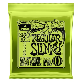Foto 1 | Cuerdas Para Guitarra Eléctrica Ernie Ball Regular Slinky 10-46 - Venta Internacional.