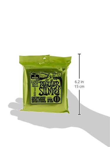 Foto 3 pulgar | Cuerdas Para Guitarra Eléctrica Ernie Ball Regular Slinky 10-46 - Venta Internacional.