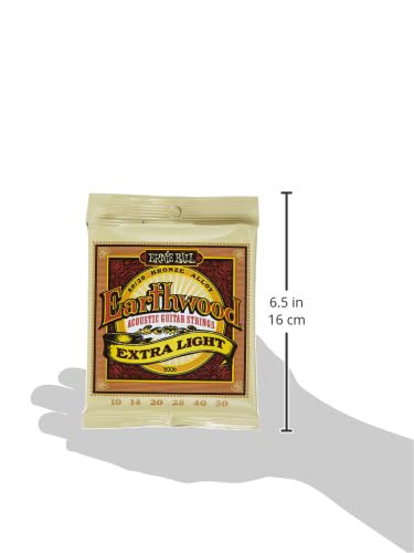 Foto 3 pulgar | Cuerdas Para Guitarra Acústica Ernie Ball Earthwood Extra Light - Venta Internacional.