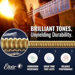 Foto 2 | Cuerdas Para Guitarra Acústica Elixir 80/20 Bronze Extra Light - Venta Internacional.