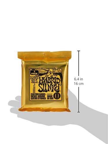 Foto 3 pulgar | Cuerdas Para Guitarra Eléctrica Ernie Ball Hybrid Slinky 9-46 - Venta Internacional.