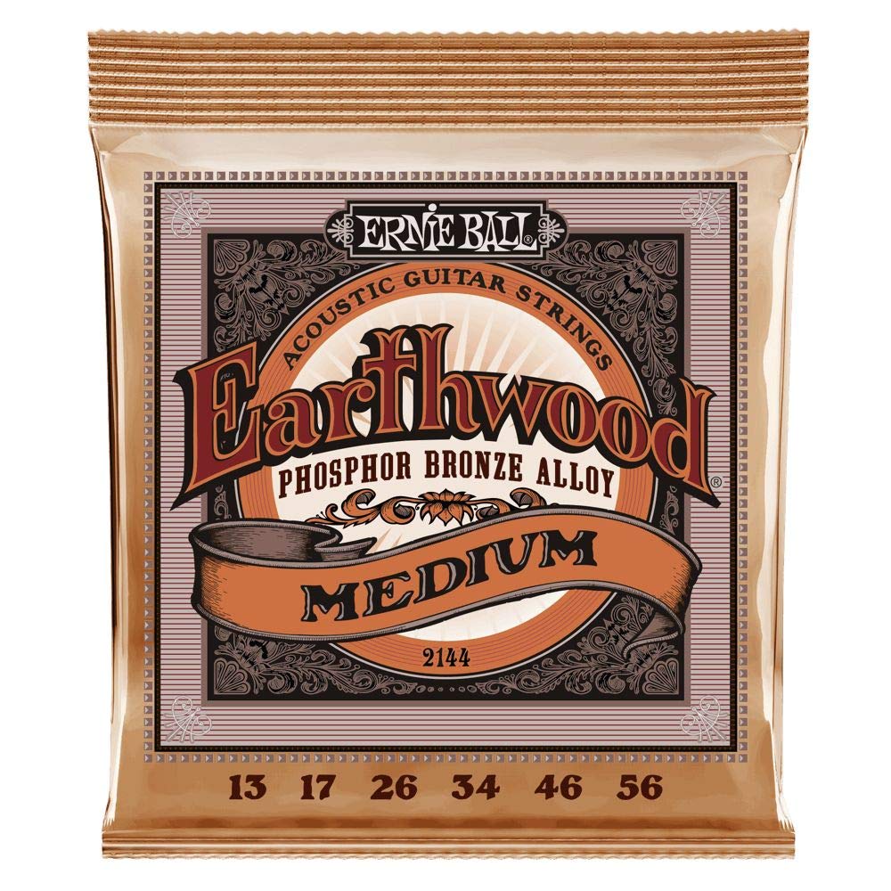 Foto 2 pulgar | Cuerdas Para Guitarra Acústica Ernie Ball Earthwood Medium 80/20 - Venta Internacional.