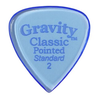 Foto 1 | Púa De Guitarra Gravity Classic Puntiaguda De 2 Mm, Estándar Pulida - Venta Internacional.