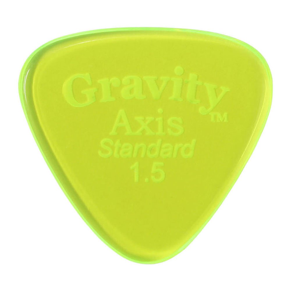 Foto 2 pulgar | Púa De Guitarra Gravity Picks Axis Standard 1.5 Mm Verde Fluorescente - Venta Internacional.