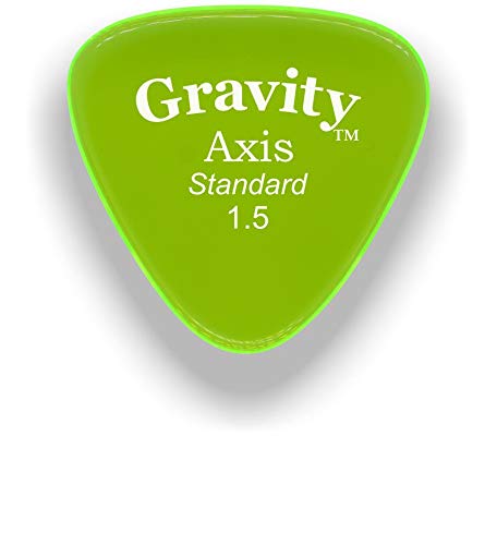 Foto 3 pulgar | Púa De Guitarra Gravity Picks Axis Standard 1.5 Mm Verde Fluorescente - Venta Internacional.