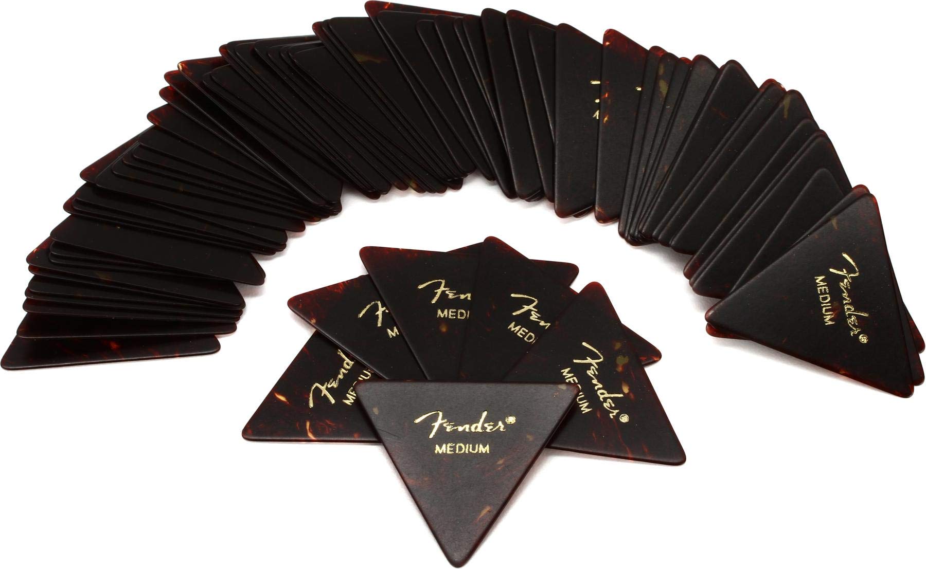 Foto 1 | Púas Para Guitarra Fender 355 Sharp Triangle Shell, Paquete De 72 Unidades, Tamaño Mediano - Venta Internacional.