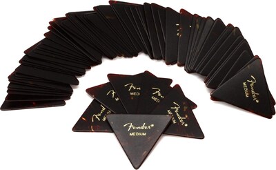 Foto 1 | Púas Para Guitarra Fender 355 Sharp Triangle Shell, Paquete De 72 Unidades, Tamaño Mediano - Venta Internacional.