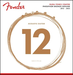 Foto 1 | Cuerdas Para Guitarra Acústica Fender Dura-tone Revestidas En Bronce Fosforado - Venta Internacional.