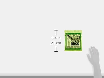 Foto 3 | Cuerdas Ernie Ball Regular Slinky Para Bajo, Calibre 50-105 - Venta Internacional.