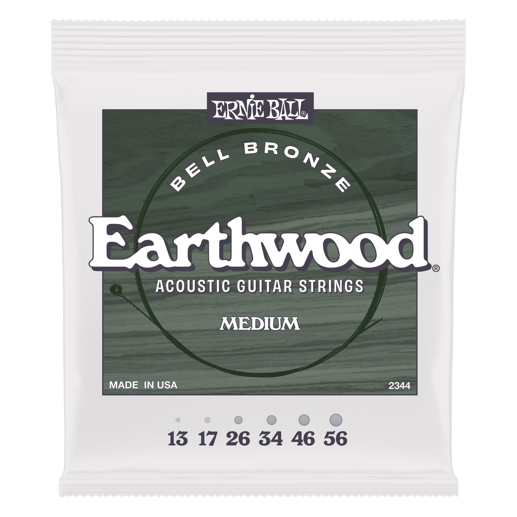 Foto 1 | Cuerdas Para Guitarra Acústica Ernie Ball Earthwood Bell Bronze - Venta Internacional.