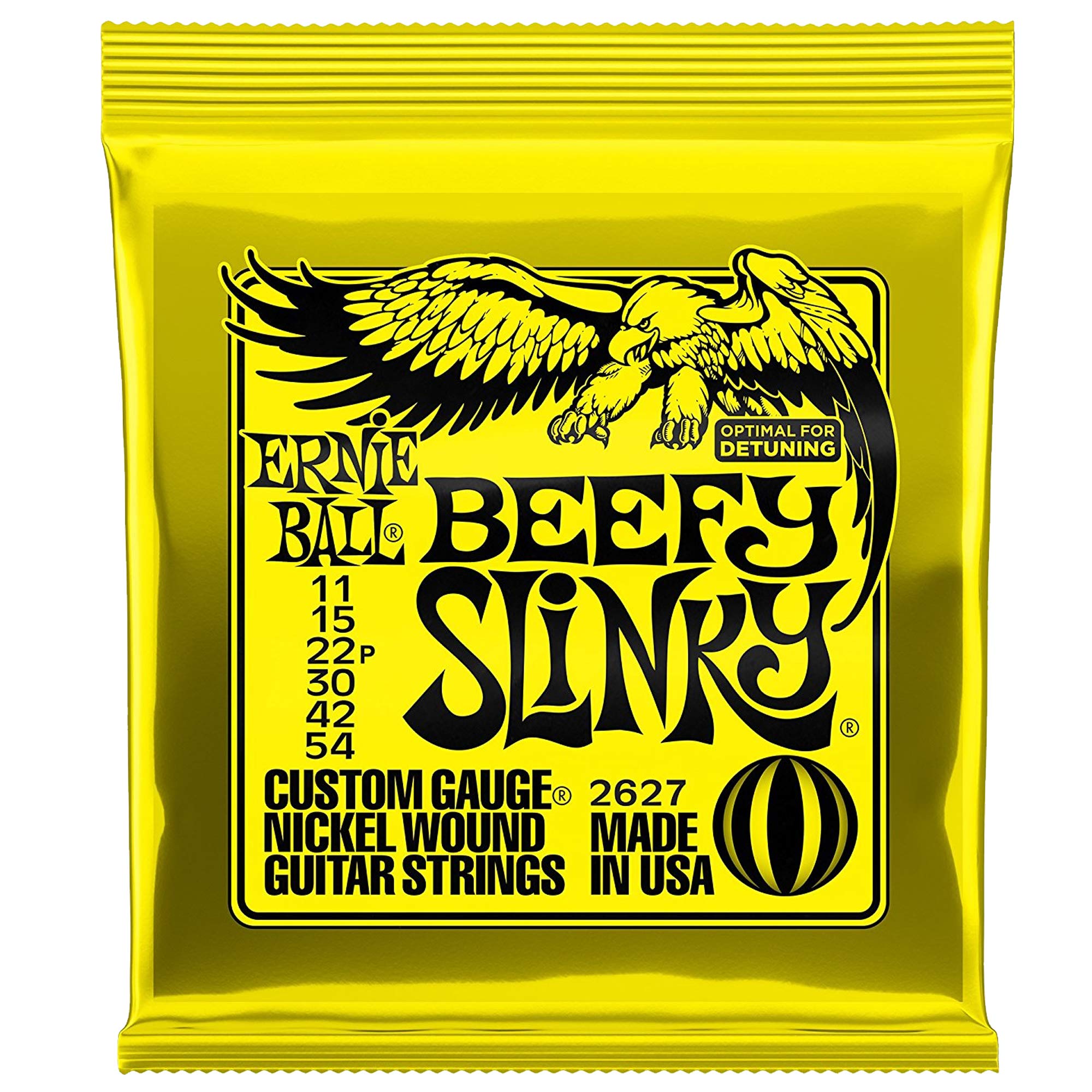 Foto 3 pulgar | Cuerdas Para Guitarra Eléctrica Ernie Ball 2627 Beefy Slinky 11-54 - Venta Internacional.