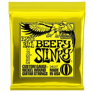 Foto 2 | Cuerdas Para Guitarra Eléctrica Ernie Ball 2627 Beefy Slinky 11-54 - Venta Internacional.