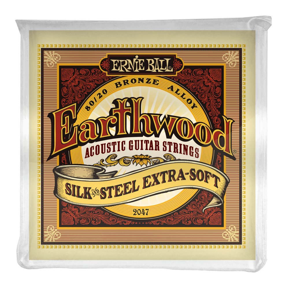 Foto 2 pulgar | Cuerdas Ernie Ball Earthwood Silk And Steel Para Guitarra Acústica Extrasuaves, Calibre 10-50 (p0204 - Venta Interna