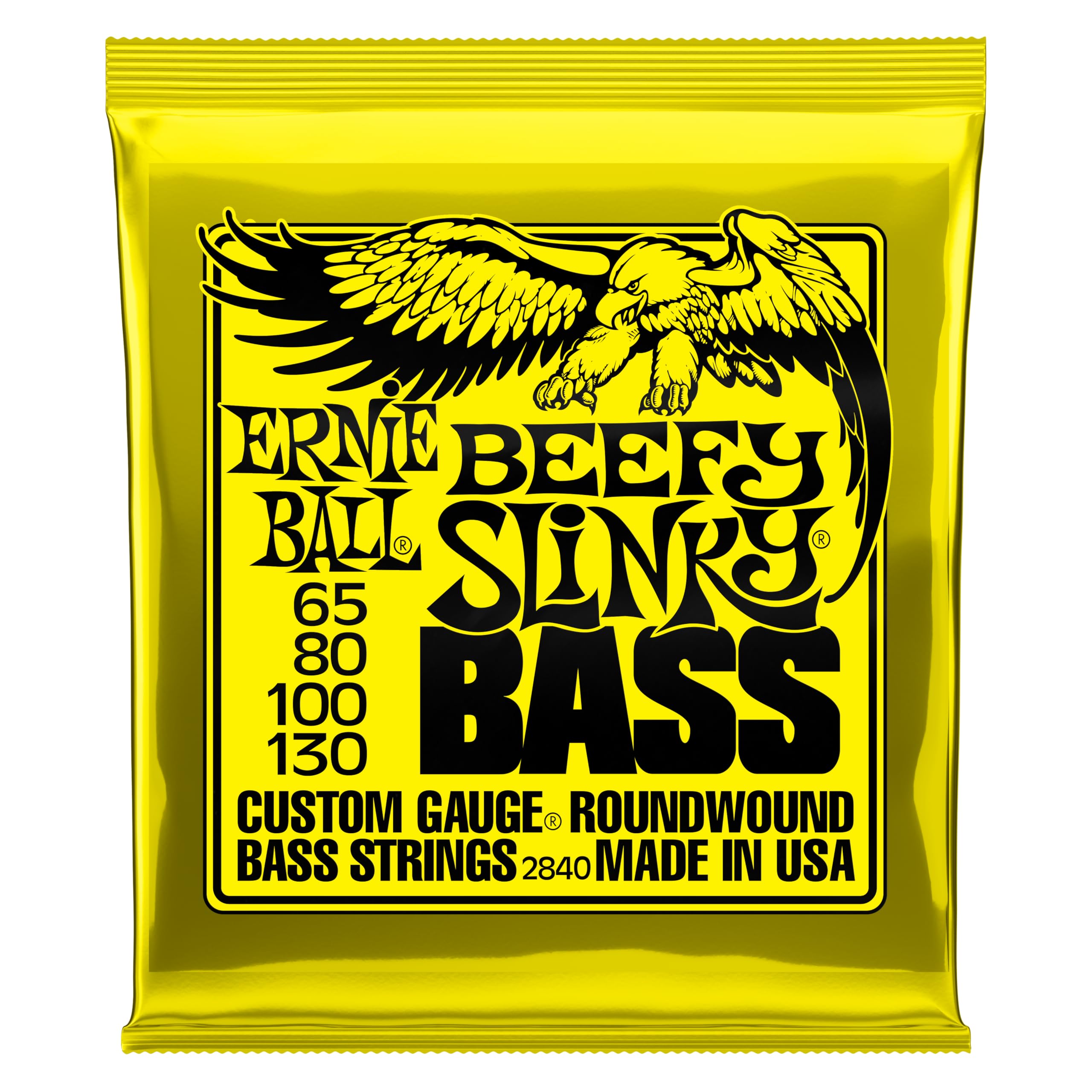 Foto 1 | Cuerdas Para Bajo Ernie Ball Beefy Slinky Calibre 63-130 - Venta Internacional.