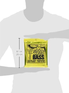 Foto 2 | Cuerdas Para Bajo Ernie Ball Beefy Slinky Calibre 63-130 - Venta Internacional.