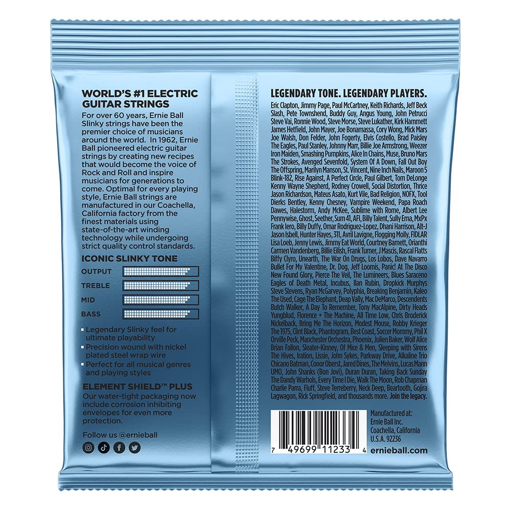 Foto 2 | Cuerdas Para Guitarra Eléctrica Ernie Ball Primo Slinky Calibre 9.5-44 - Venta Internacional.