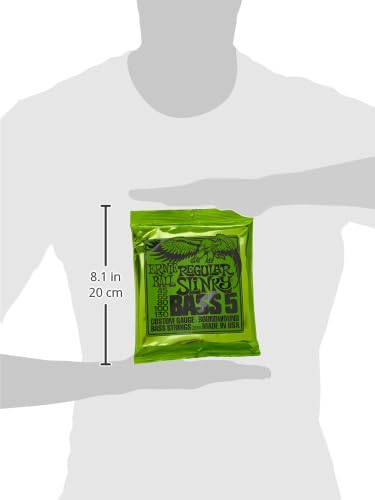 Foto 3 pulgar | Cuerdas Para Bajo Eléctrico Ernie Ball Regular Slinky De 5 Cuerdas - Venta Internacional.