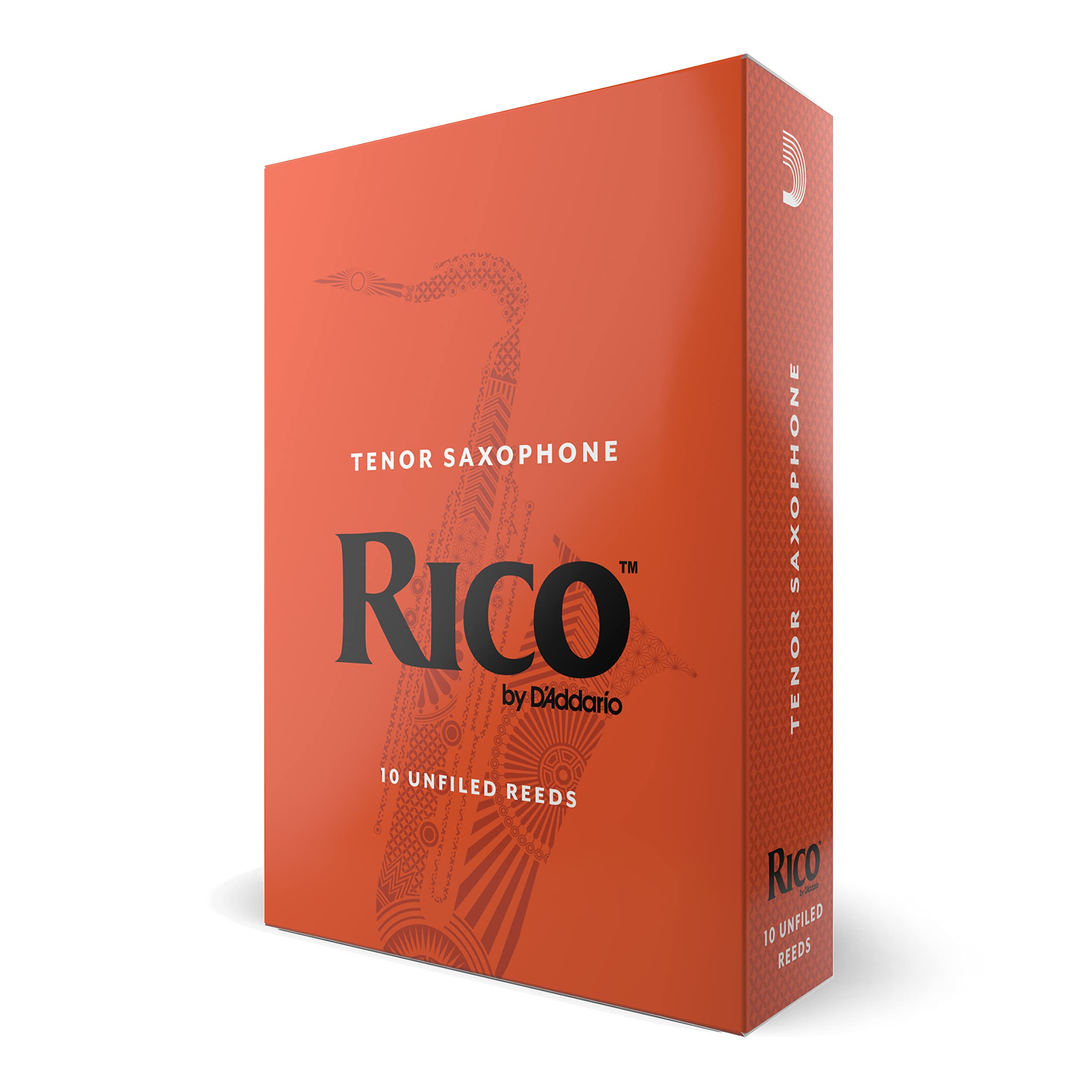 Cañas Para Saxofón Tenor D'addario Rico Strength 2.5, Paquete De 10 - Venta Internacional.