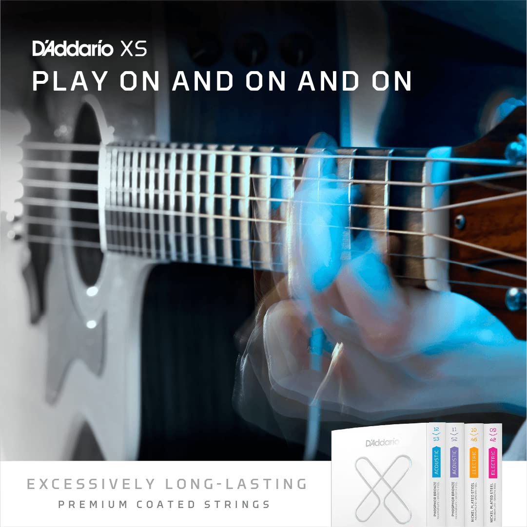 Foto 3 | Cuerdas Para Guitarra Acústica D'addario Xs 80/20 Con Revestimiento De Bronce - Venta Internacional.