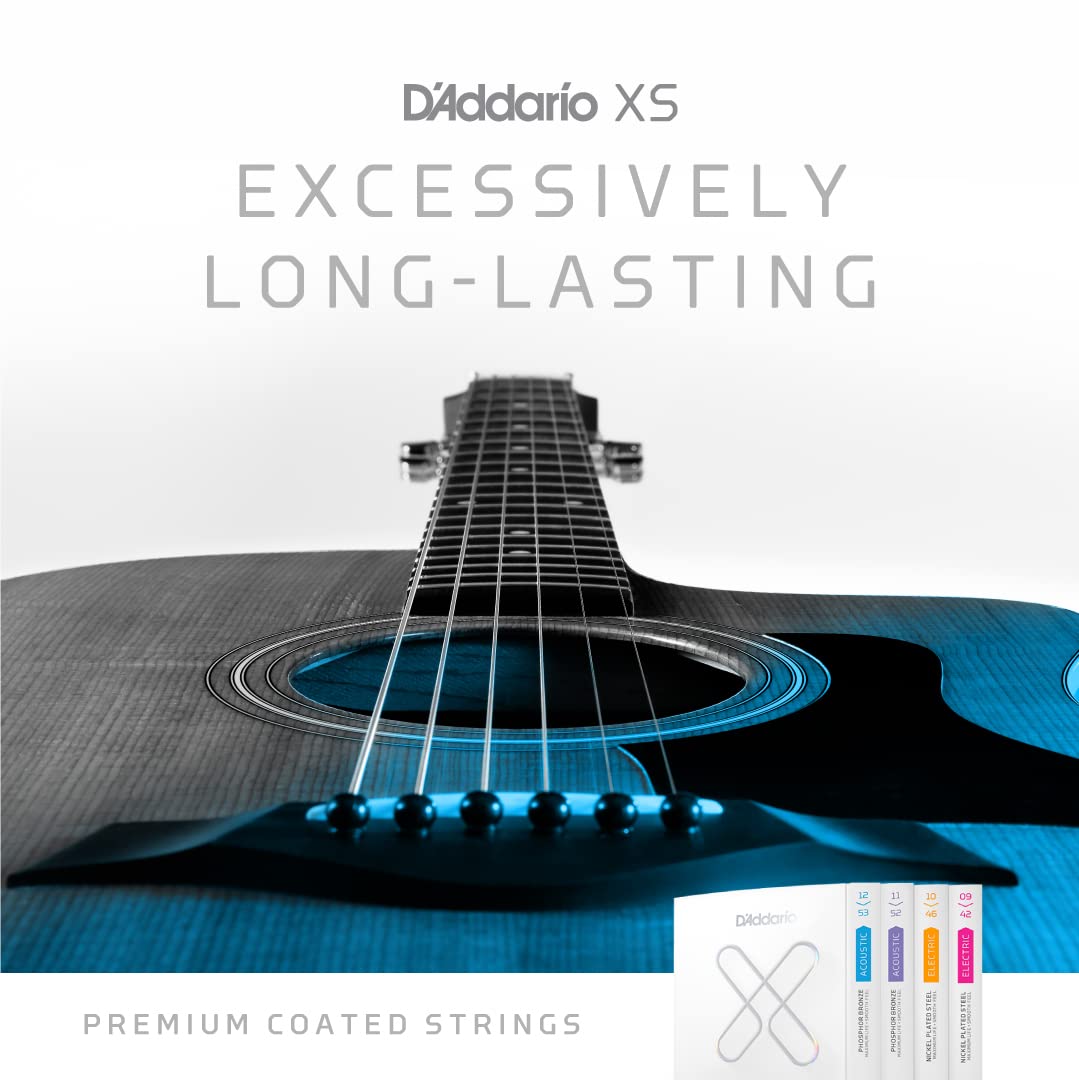 Foto 7 pulgar | Cuerdas Para Guitarra Acústica D'addario Xs 80/20 Con Revestimiento De Bronce - Venta Internacional.