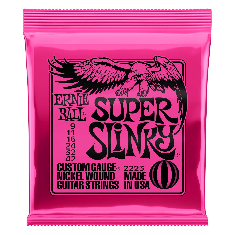 Foto 3 pulgar | Cuerdas Para Guitarra Eléctrica Ernie Ball Super Slinky 9-42 (12x) - Venta Internacional.