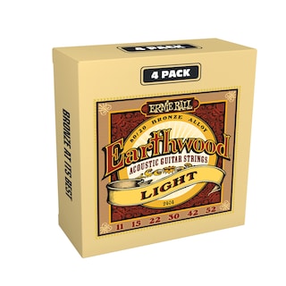 Foto 1 | Cuerdas Para Guitarra Acústica Ernie Ball Earthwood 80/20 Bronze - Venta Internacional.