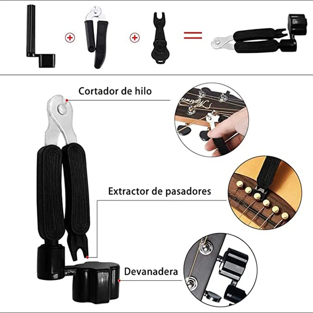 Foto 3 | Kit De Accesorios Para Guitarra Acustica Cuerdas 66 Unidades Lab.g Multicolor