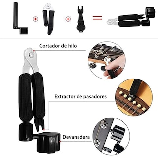Foto 3 | Kit De Accesorios Para Guitarra Acustica Cuerdas 66 Unidades Lab.g Multicolor