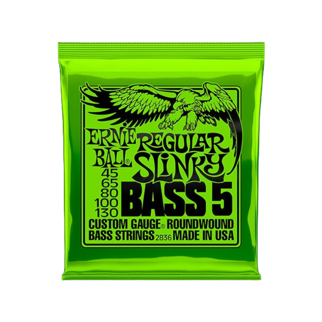 Cuerdas Bajo Ernie Ball 2836 Color Verde